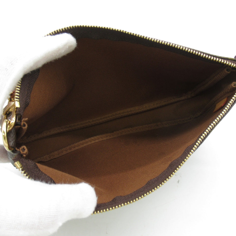 Louis Vuitton Pochette Accessoire  Canvas Clutch Bag