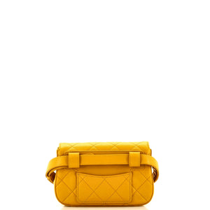 Chain Infinity Waist Bag Quilted Lambskin