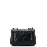 Color Match Flap Bag Quilted Lambskin Mini