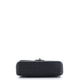 Classic Double Flap Bag Chevron Caviar Small