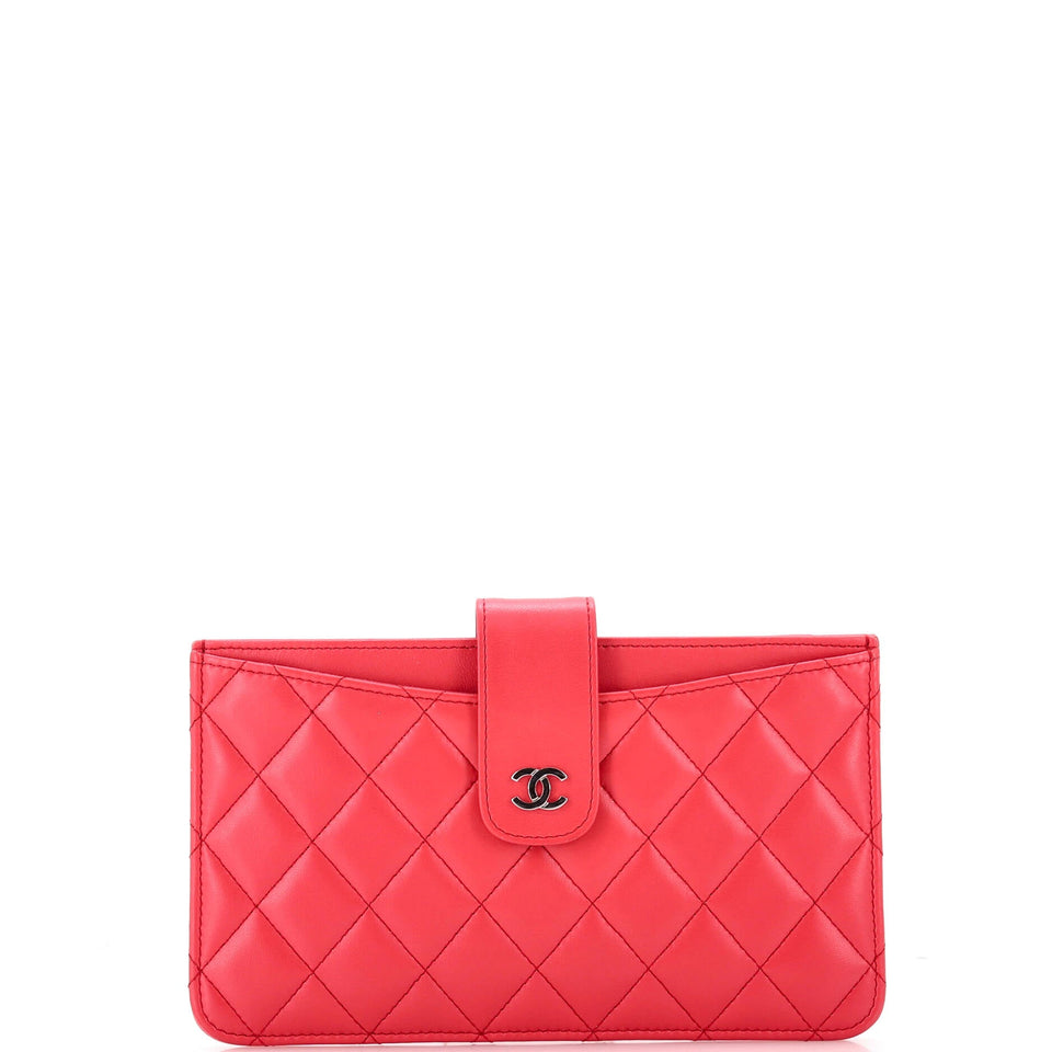 Classic Strap Pouch Quilted Lambskin