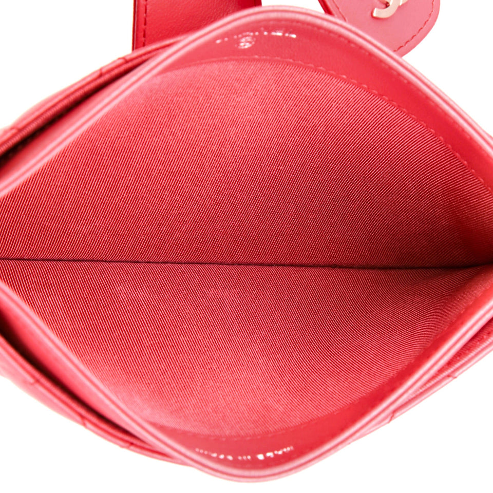 Classic Strap Pouch Quilted Lambskin