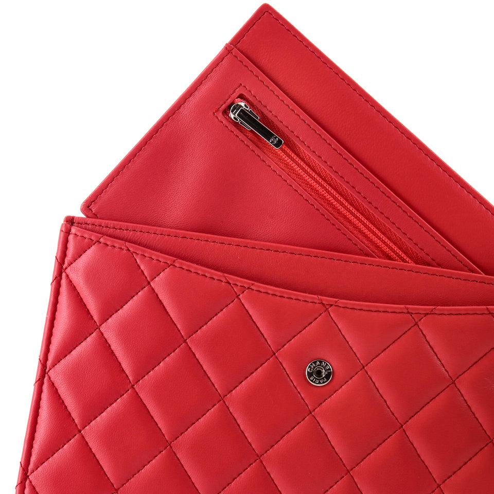 Classic Strap Pouch Quilted Lambskin