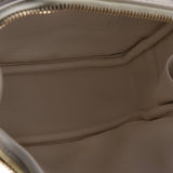 CC Top Handle Vanity Case Quilted Shiny Calfskin Small