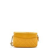 Classic Flap Phone Holder with Chain Quilted Caviar