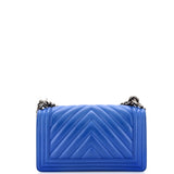 Boy Flap Bag Chevron Calfskin Old Medium
