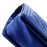 Boy Flap Bag Chevron Calfskin Old Medium