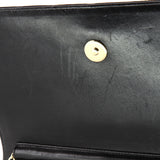 CC Chain Full Flap Bag Quilted Suede with Faux Pearls and Crystals