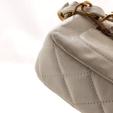 CC Adjustable Strap Flap Messenger Bag Quilted Caviar Mini