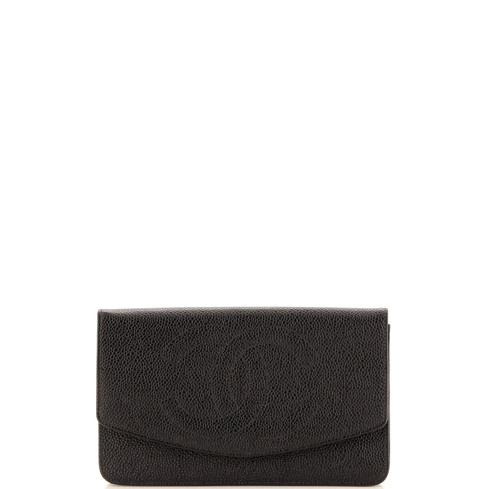 Timeless CC Wallet Caviar Long