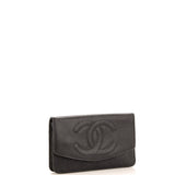 Timeless CC Wallet Caviar Long