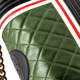 Crest Boy Flap Bag Quilted Lambskin Old Medium