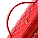 Classic Vanity Case Quilted Caviar Medium