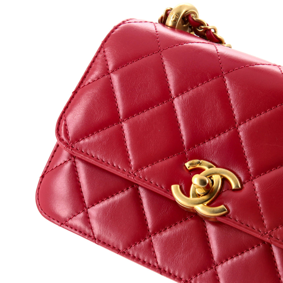 Perfect Fit Flap Bag Quilted Calfskin Mini