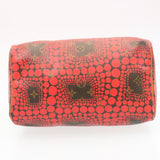 LOUIS VUITTON Monogram Dot Infinity Speedy 30 Kusama Red M40693 LV Auth 28653A