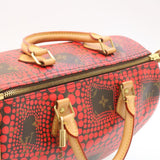 LOUIS VUITTON Monogram Dot Infinity Speedy 30 Kusama Red M40693 LV Auth 28653A