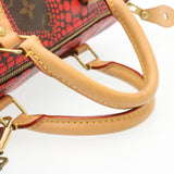 LOUIS VUITTON Monogram Dot Infinity Speedy 30 Kusama Red M40693 LV Auth 28653A
