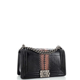 Boy Flap Bag Python Old Medium