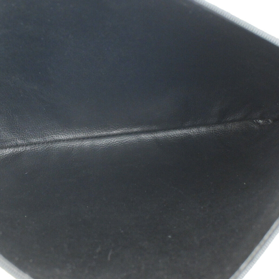 Fendi Pequin  Canvas Clutch Bag