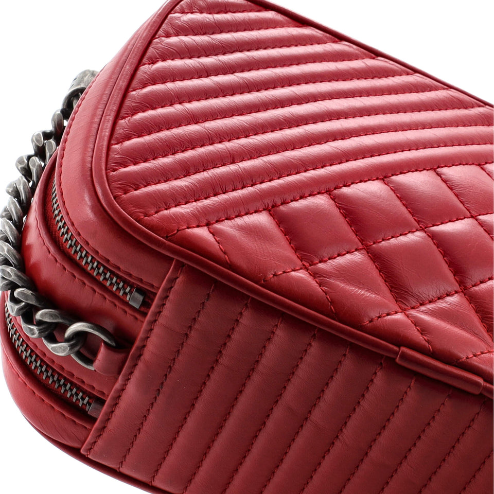 Coco Boy Camera Bag Quilted Leather Small