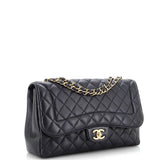 Mademoiselle Chic Flap Bag Quilted Lambskin Jumbo