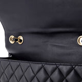 Mademoiselle Chic Flap Bag Quilted Lambskin Jumbo