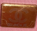 Lacquered Metal CC Flap Bag Quilted Lambskin Small