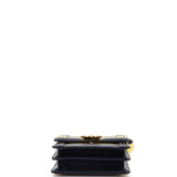Paris-New York North South Boy Flap Bag Striped Lambskin Small