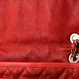 French Riviera Flap Bag Quilted Caviar Medium