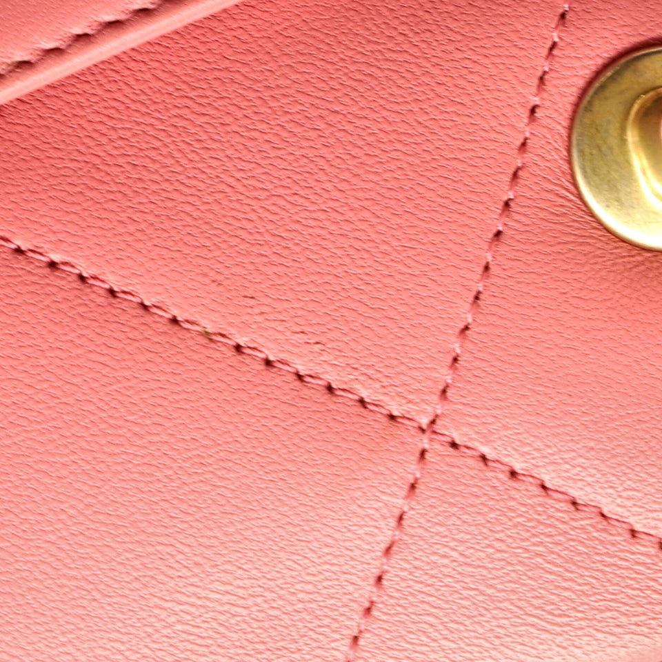 A Real Catch Flap Bag Quilted Lambskin Medium