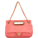 A Real Catch Flap Bag Quilted Lambskin Medium