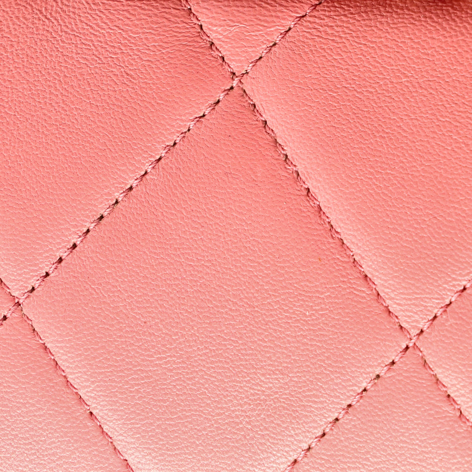 A Real Catch Flap Bag Quilted Lambskin Medium
