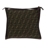 Fendi Zucca  Canvas Clutch Bag