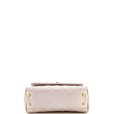 Coco Top Handle Bag Quilted Iridescent Caviar Mini