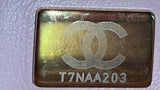 Coco Top Handle Bag Quilted Iridescent Caviar Mini