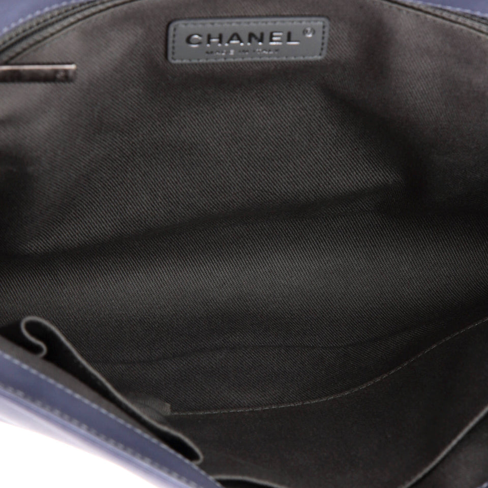 Boy Flap Bag Quilted Calfskin Large