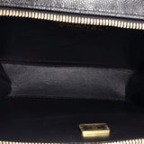 Pick Me Up Logo Handle Vanity Case Quilted Caviar Small