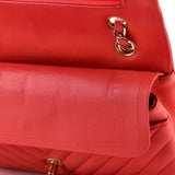 Classic Double Flap Bag Chevron Lambskin Medium