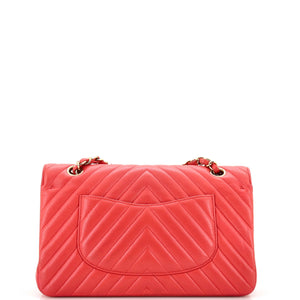 Classic Double Flap Bag Chevron Lambskin Medium
