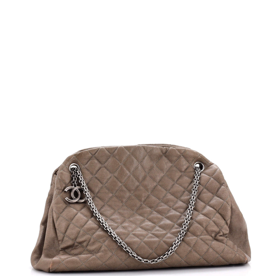 Just Mademoiselle Bag Quilted Caviar Large