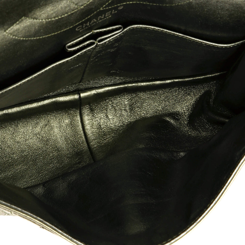 Reissue 2.55 Flap Bag Quilted Metallic Aged Calfskin 227