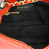 Medallion Charm Flap Bag Chevron Wrinkled Lambskin Small