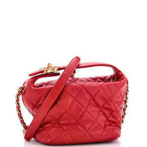 Perfect Meeting Hobo Quilted Lambskin Small