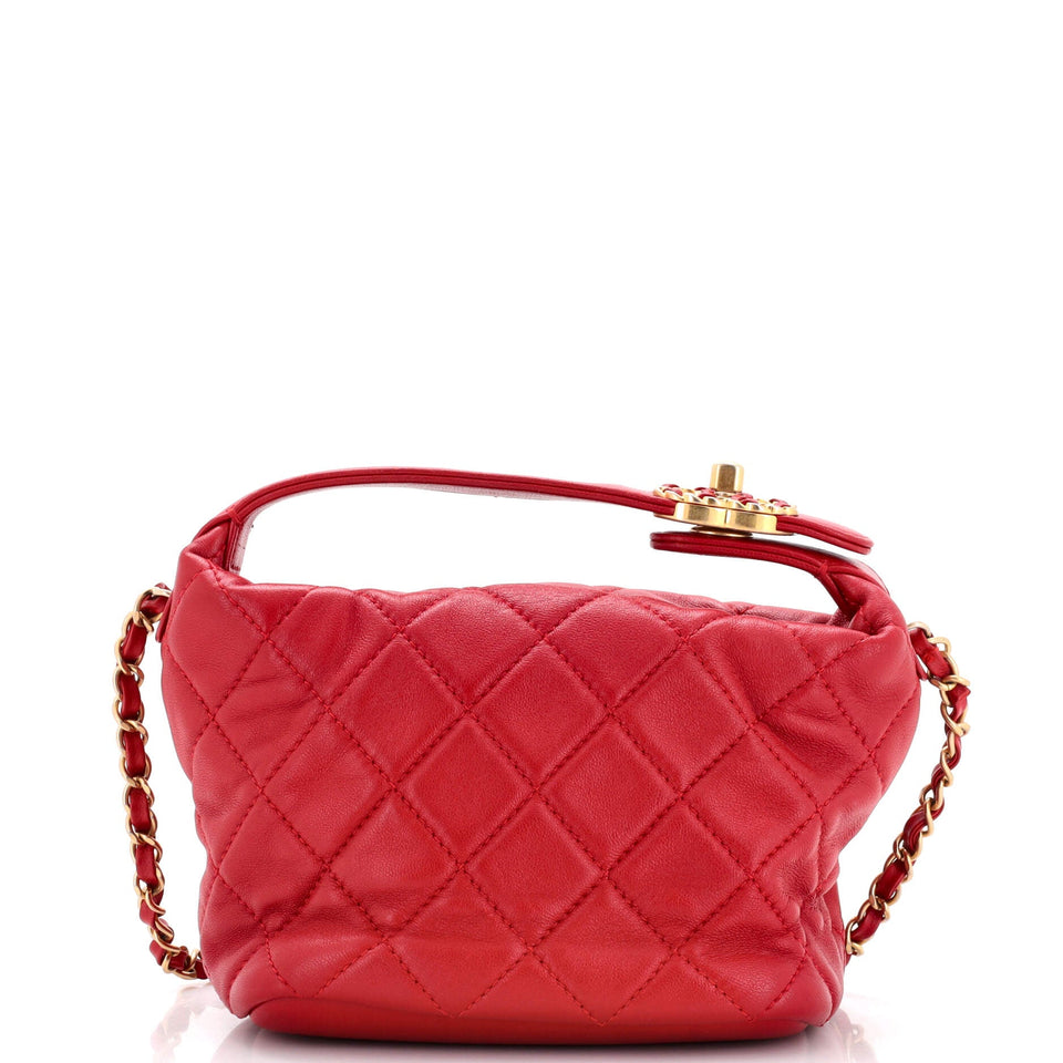 Perfect Meeting Hobo Quilted Lambskin Small