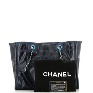 Deauville Tote Glazed Calfskin Small