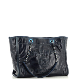Deauville Tote Glazed Calfskin Small