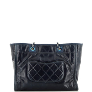 Deauville Tote Glazed Calfskin Small
