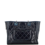 Deauville Tote Glazed Calfskin Small