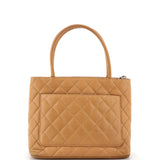 Medallion Tote Quilted Caviar