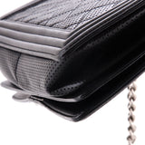 Boy Flap Bag Quilted Perforated Lambskin New Medium